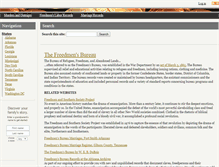 Tablet Screenshot of freedmensbureau.com